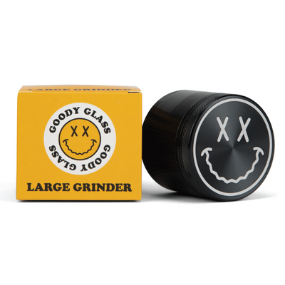 Goody Glass - Big Face Anodized Aluminum Herb Grinder | 4 Piece 1.5